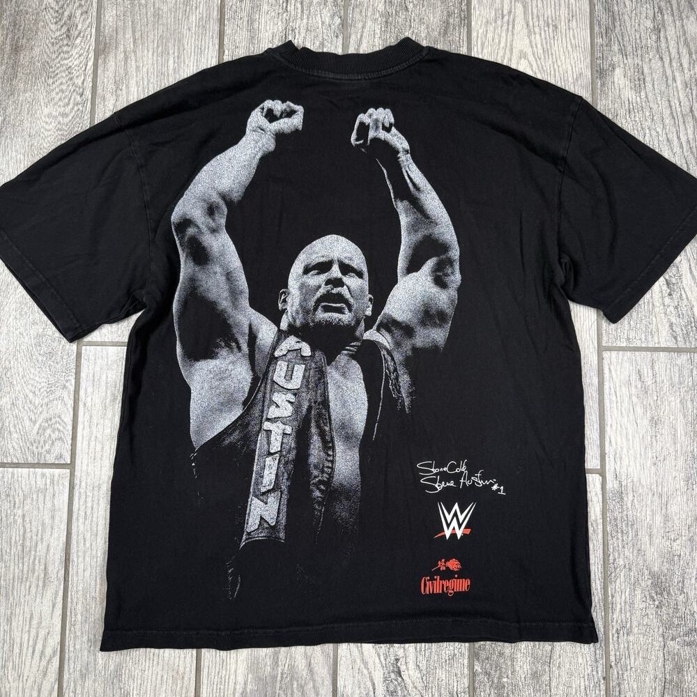 Civil Regime x WWE Stone Cold Steve Wrestling “Don’t Trust Anybody” Men’s Size M